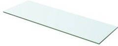 Prolenta Premium Wandschap transparant 60x15 cm glas