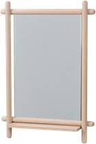 Rowico Home Milford eikenhouten wandspiegel whitewash 52 x 74 cm