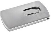 Sigel Visitekaartenhouder VZ120 Snap 12 kaarten rvs zilver