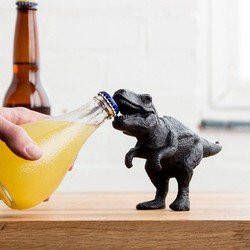 Suck UK Dinosaurus t-rex flesopener van gietijzer zwart
