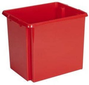 Sunware Opslagbox kunststof 45 L rood 45 x 36 x 36 cm Opbergbox