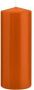Trend Candles 1x Oranje cilinderkaarsen stompkaarsen 8 x 20 cm 119 branduren Geurloze kaarsen oranje Stompkaarsen - Thumbnail 2