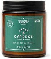 Unknown Geurkaars smoke + cypress in glazen apothekerspot