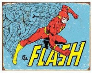 Unknown Metalen retro bord The Flash