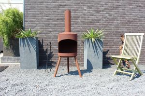 2L Tuinhaard Potkachel Roest Medium (40x140 cm)
