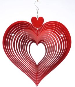 Art Bizniz Windspinner Heart 6"
