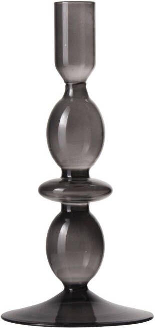Gusta Dinerkaarshouder glas ø9x19cm Grijs