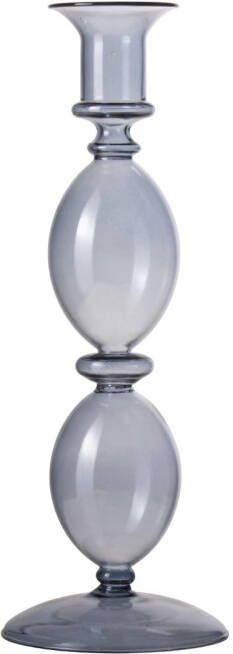 Gusta Dinerkaarshouder glas ø9x23cm Blauw