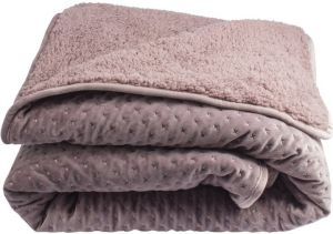 Gusta Plaid Teddy 130x160cm Oudroze