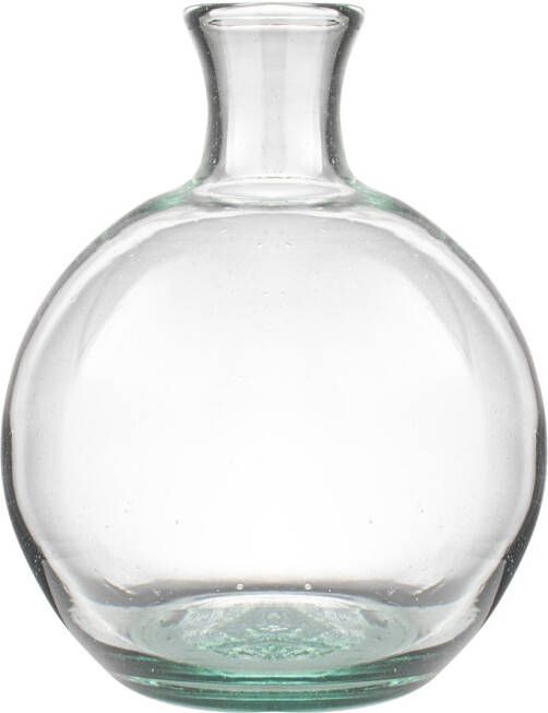 Gusta Vaas bol gerecycled glas ø18x24cm