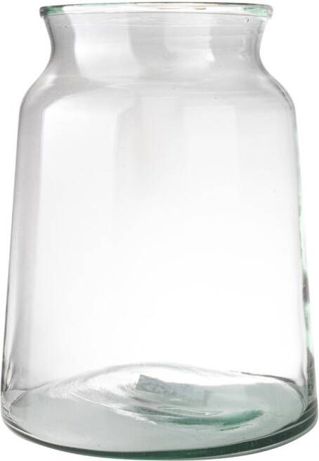 Gusta Vaas gerecycled glas ø23x30cm