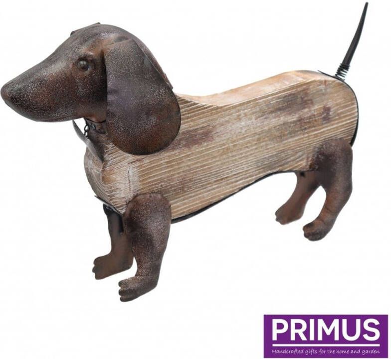 Primus Rustieke metalen teckel