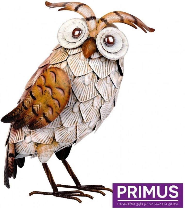 Primus Witte metalen uil
