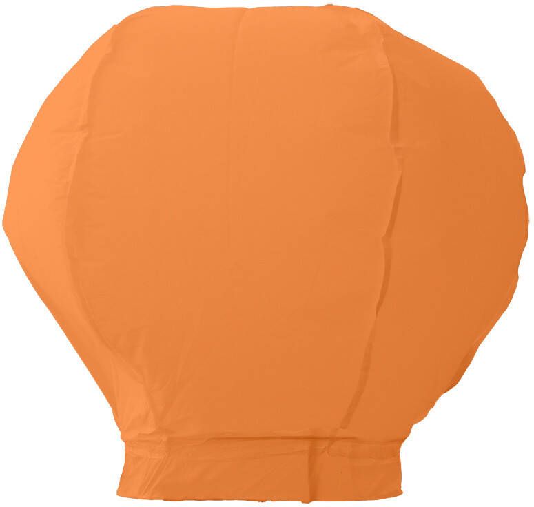 Wensballon 45x80x100cm Rond Oranje