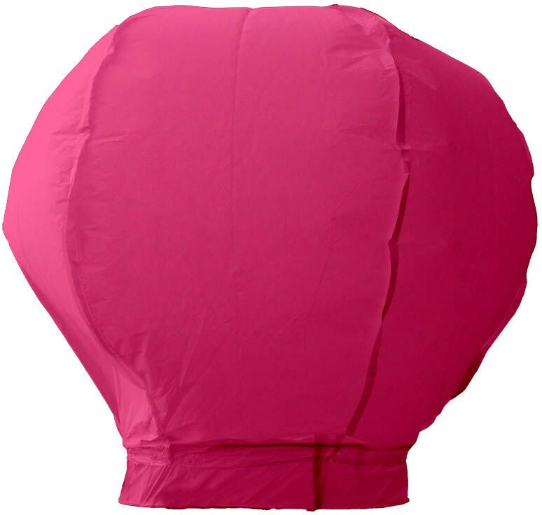 Wensballon 45x80x100cm Rond Roze