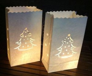 Wensballon Candle Bag Kerstboom (10 stuks)