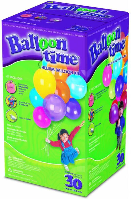 Wensballon Helium tankje voor 7 ballon-duiven