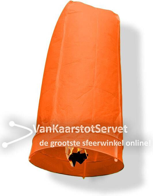 Wensballon XXL 100 50 oranje