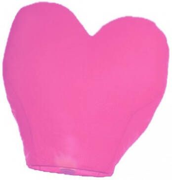 Wensballon XXL Hart 100 100 50 roze