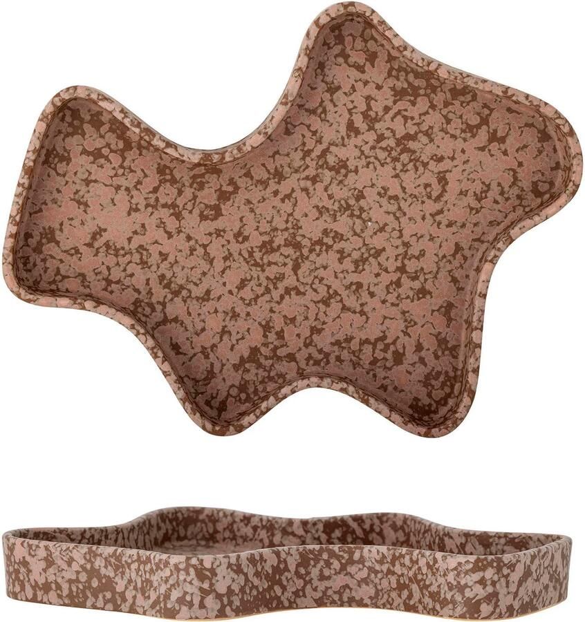 Bloomingville decoratie schaal Lakey (29x22x3 cm)