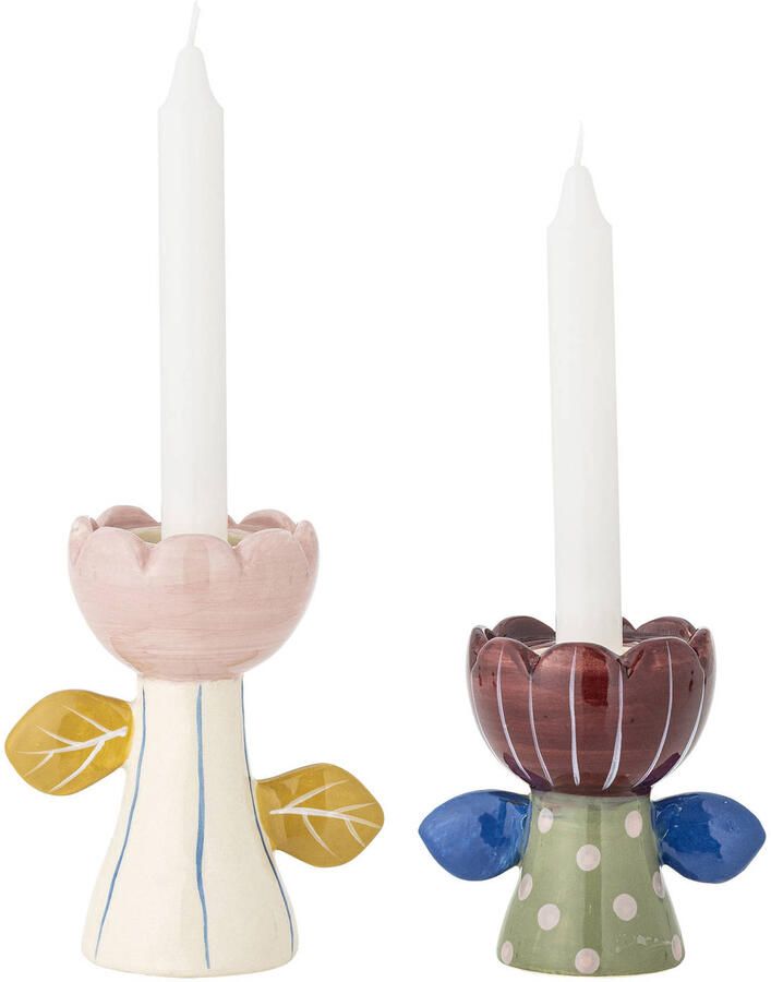 Bloomingville kandelaar Florita (set van 2) (12.5x8x15 cm) - Foto 2