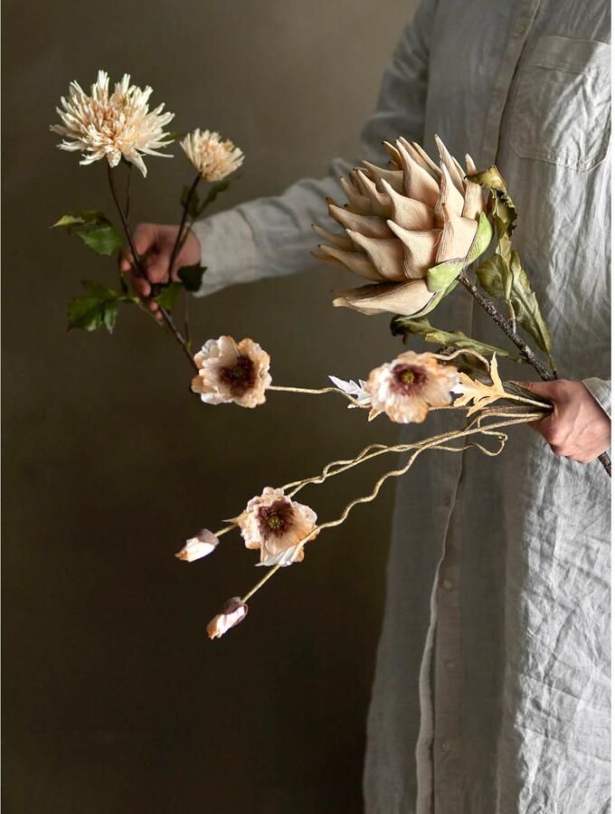 Bloomingville kunstbloem Protea - Foto 3