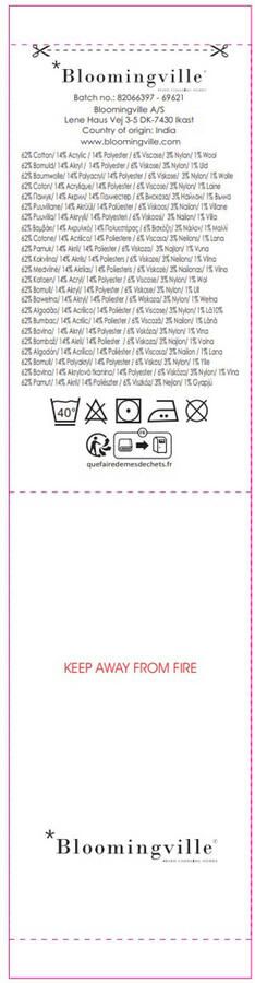 Bloomingville plaid Bresso (160x130 cm) - Foto 2