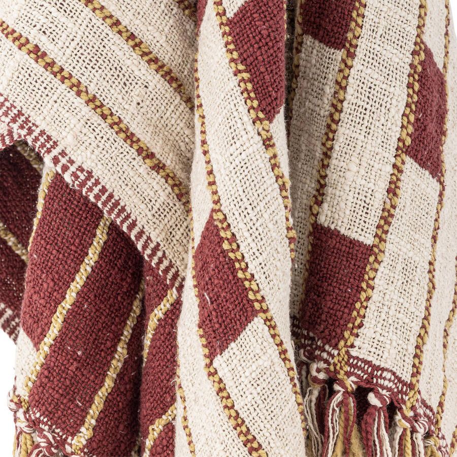 Bloomingville plaid Cang (160x130 cm)