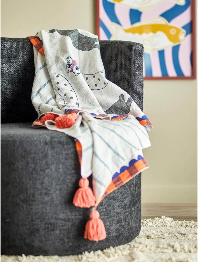 Bloomingville plaid Missy (155x130 cm) - Foto 3