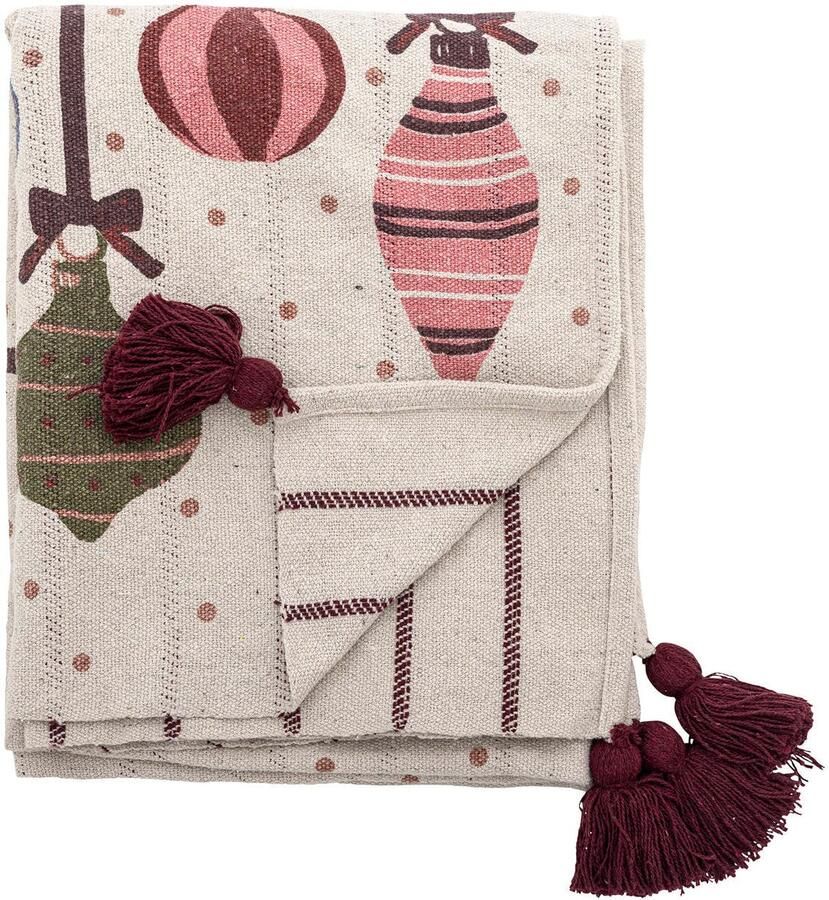 Bloomingville plaid Ornamentia (160x130 cm)