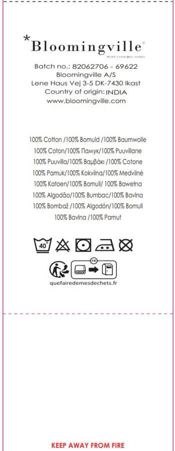 Bloomingville plaid Osasio (160x130 cm) - Foto 2