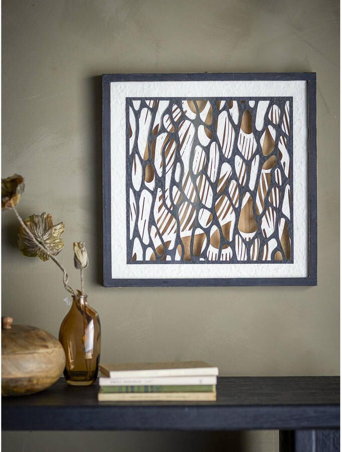 Bloomingville schilderij Barlin (37 5x37 5 cm) - Foto 2