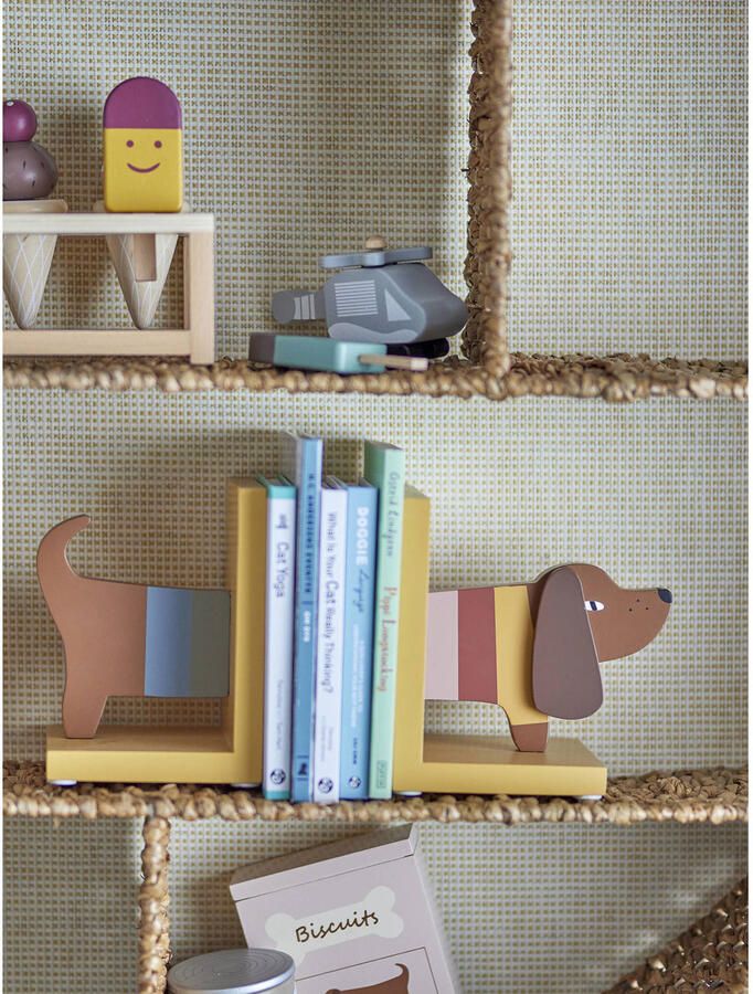 Bloomingville Mini boekensteun Charlie (12 5x15x15 5 cm)