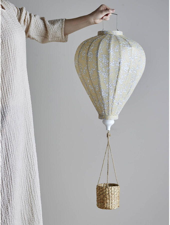 Bloomingville Mini hangdecoratie luchtballon Pomp (35x85 cm)