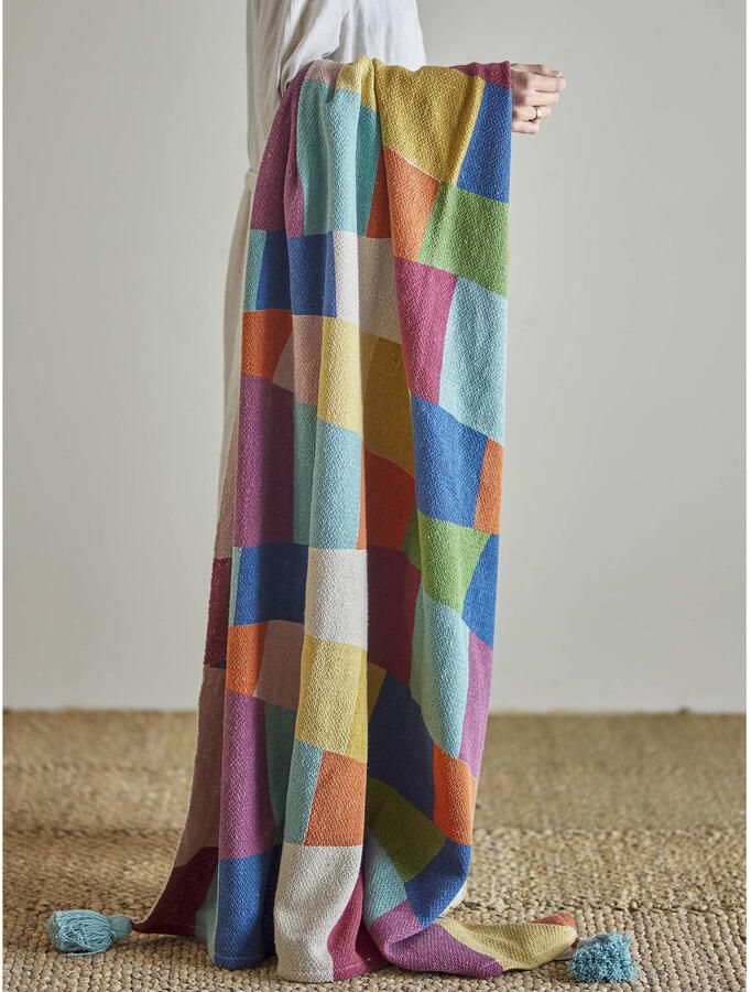 Bloomingville Mini plaid Colorine (160x130 cm) - Foto 3