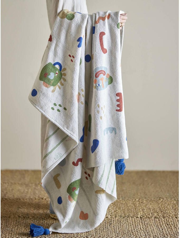 Bloomingville Mini plaid Sylvie (160x130 cm)