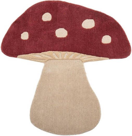 Bloomingville MINI kindervloerkleed Mushroom (90x85 cm)