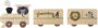 Bloomingville Mini wandplank Mallen (60x8x20 cm) - Thumbnail 1