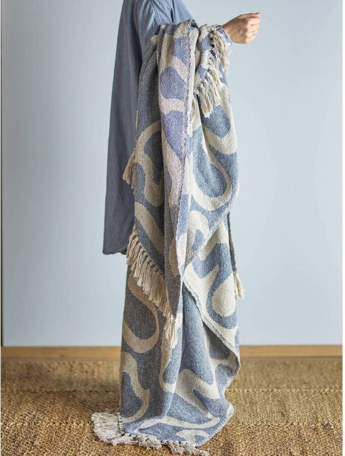 Bloomingville plaid Salobre (160x130 cm)