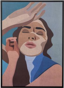 Bloomingville schilderij Lady (52x72 cm)