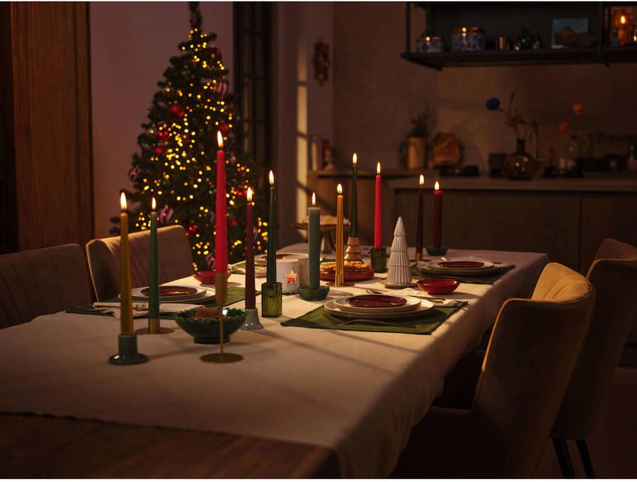 Bolsius brede dinerkaars (Ø3x23 cm) (set van 9) - Foto 2