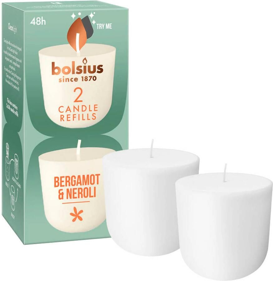 Bolsius cleanlight Refill Bergamot & Neroli