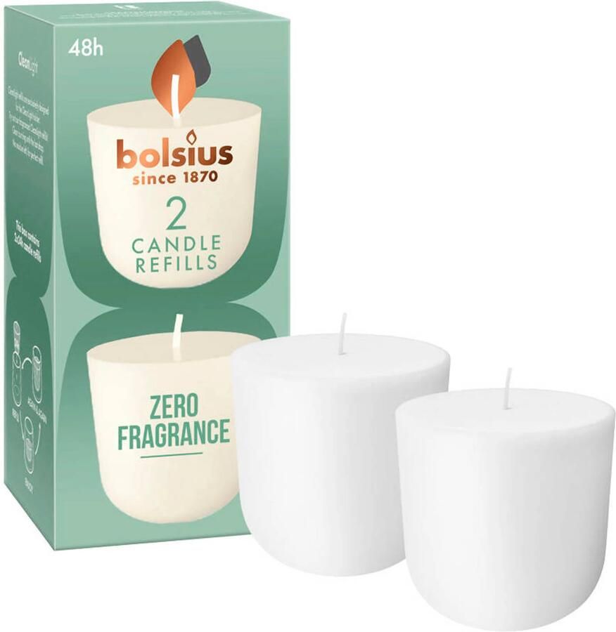 Bolsius cleanlight Refill Geurloos