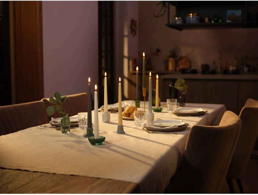 Bolsius dinerkaars Nature (set van 16)