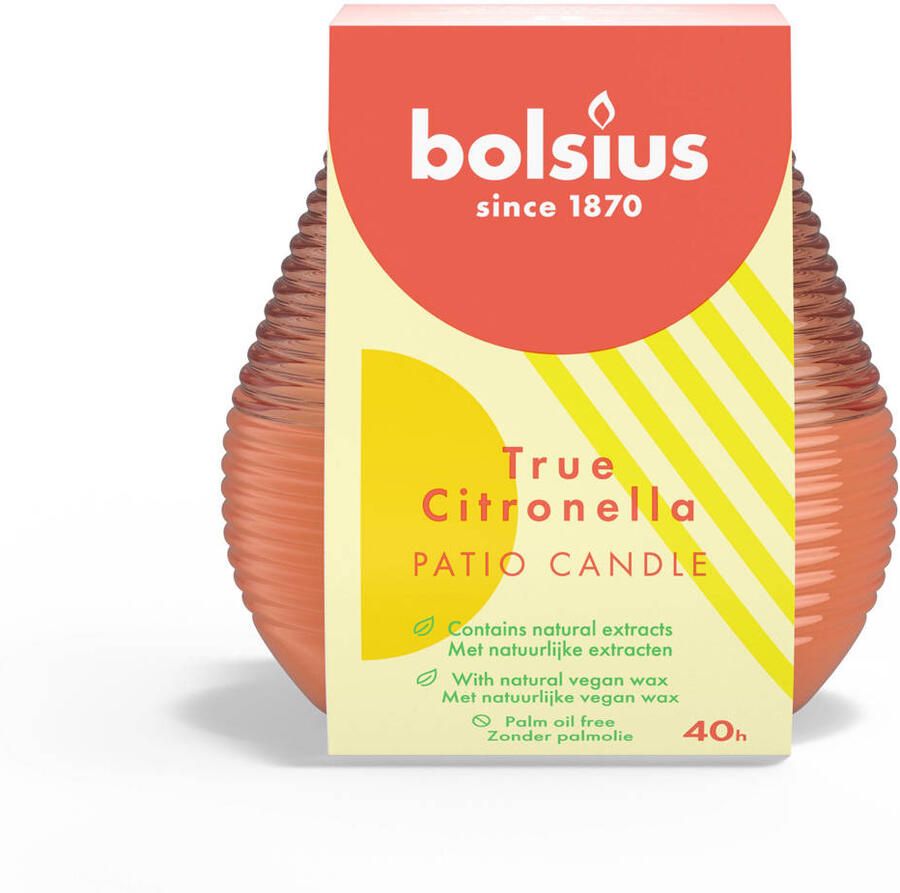 Bolsius geurkaars Citronella (set van 6)