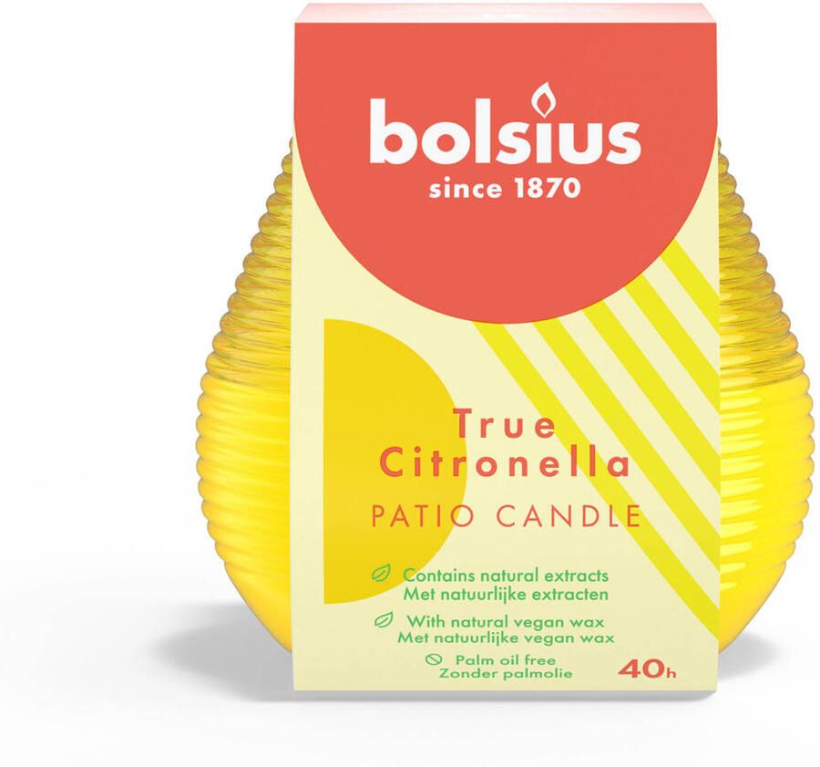 Bolsius geurkaars Citronella (set van 6)