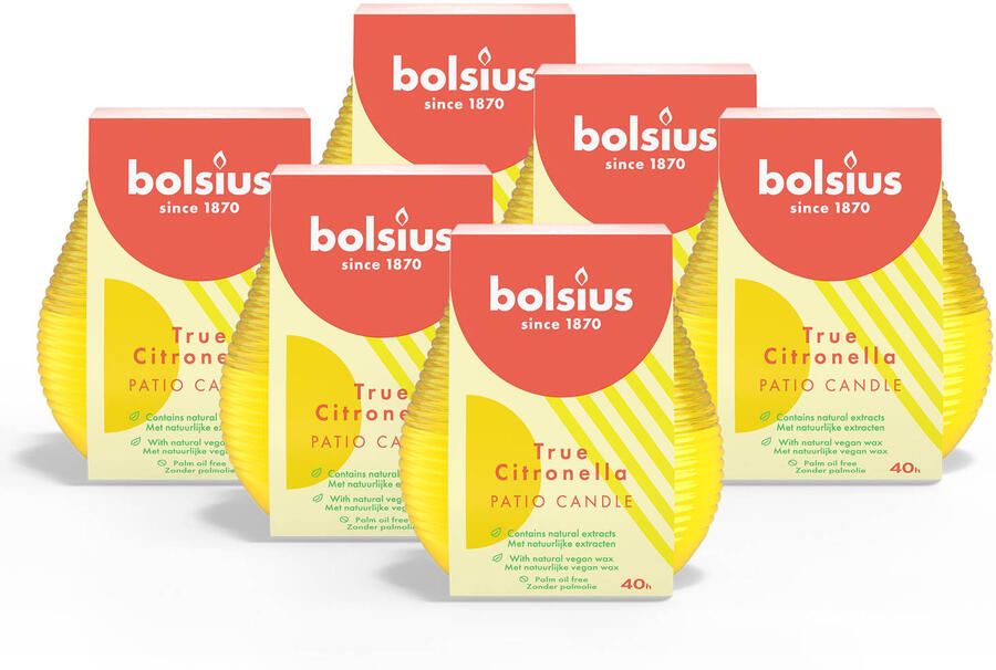 Bolsius geurkaars Citronella (set van 6) - Foto 3