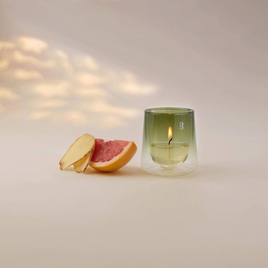 Bolsius geurkaars CleanLight Refill Grapefruit & Ginger (set van 2)