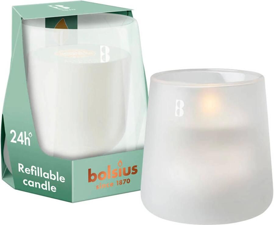 Bolsius geurkaars CleanLight Starterkit Vanilla & Tonka Bean