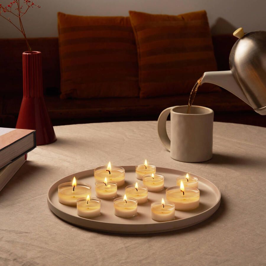 Bolsius waxinelichtjes Crystal lights (6 branduren) (box van 24)